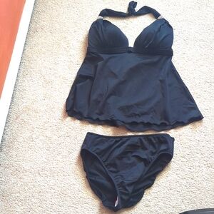 Venus black tankini women's 8